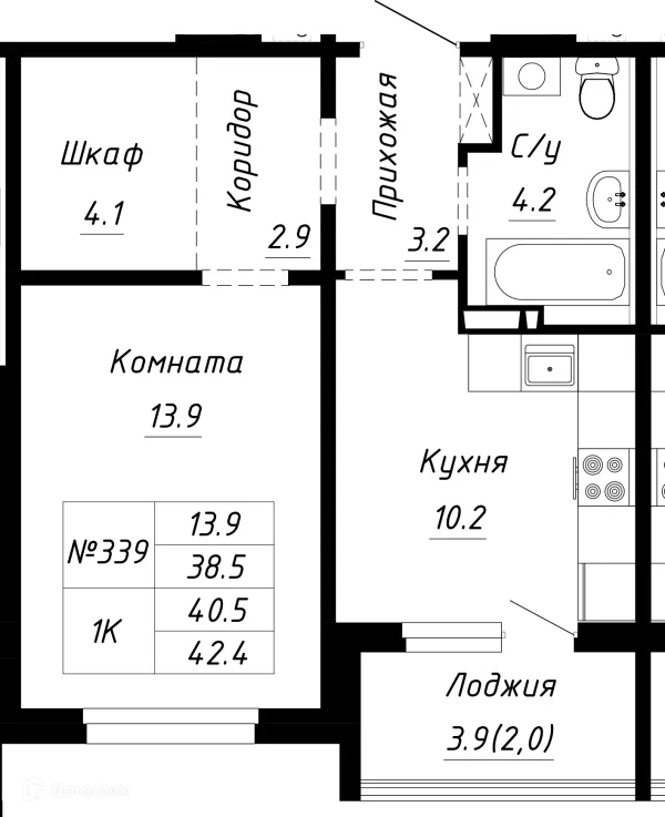 1 комн. квартиры в Барнауле новостройки