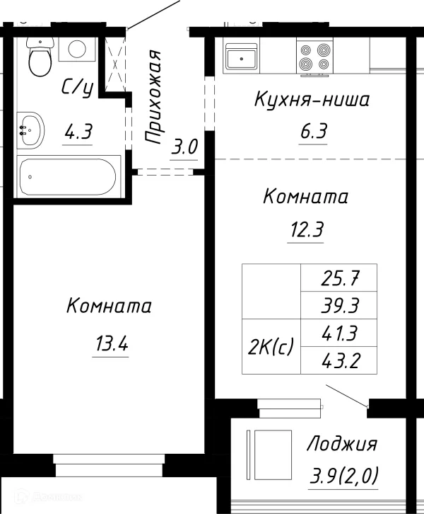 2 комн. квартиры в Барнауле новостройки