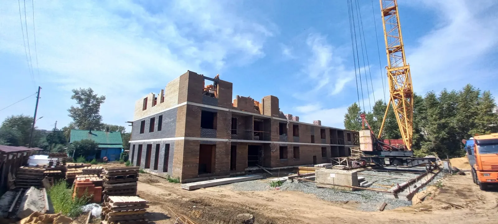 ЖК Дом по ул.Проезжая ход строительства