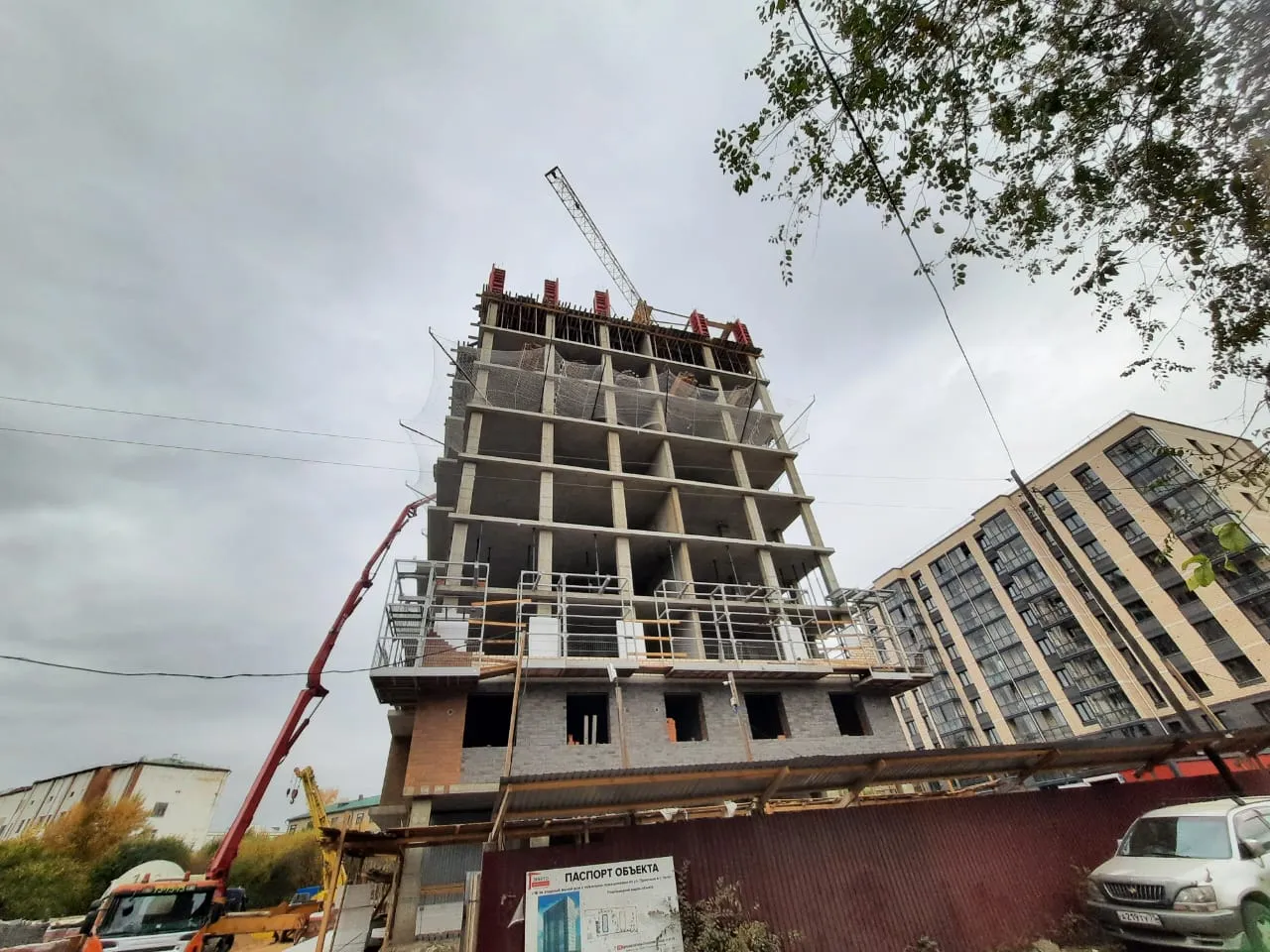 ЖК Дом по ул.Проезжая ход строительства