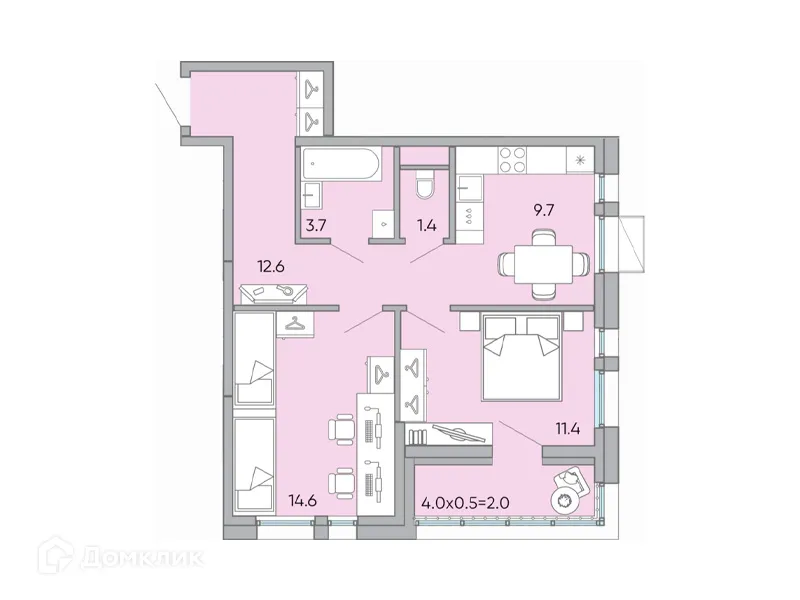 Фото квартиры в ЖК "Хороший"