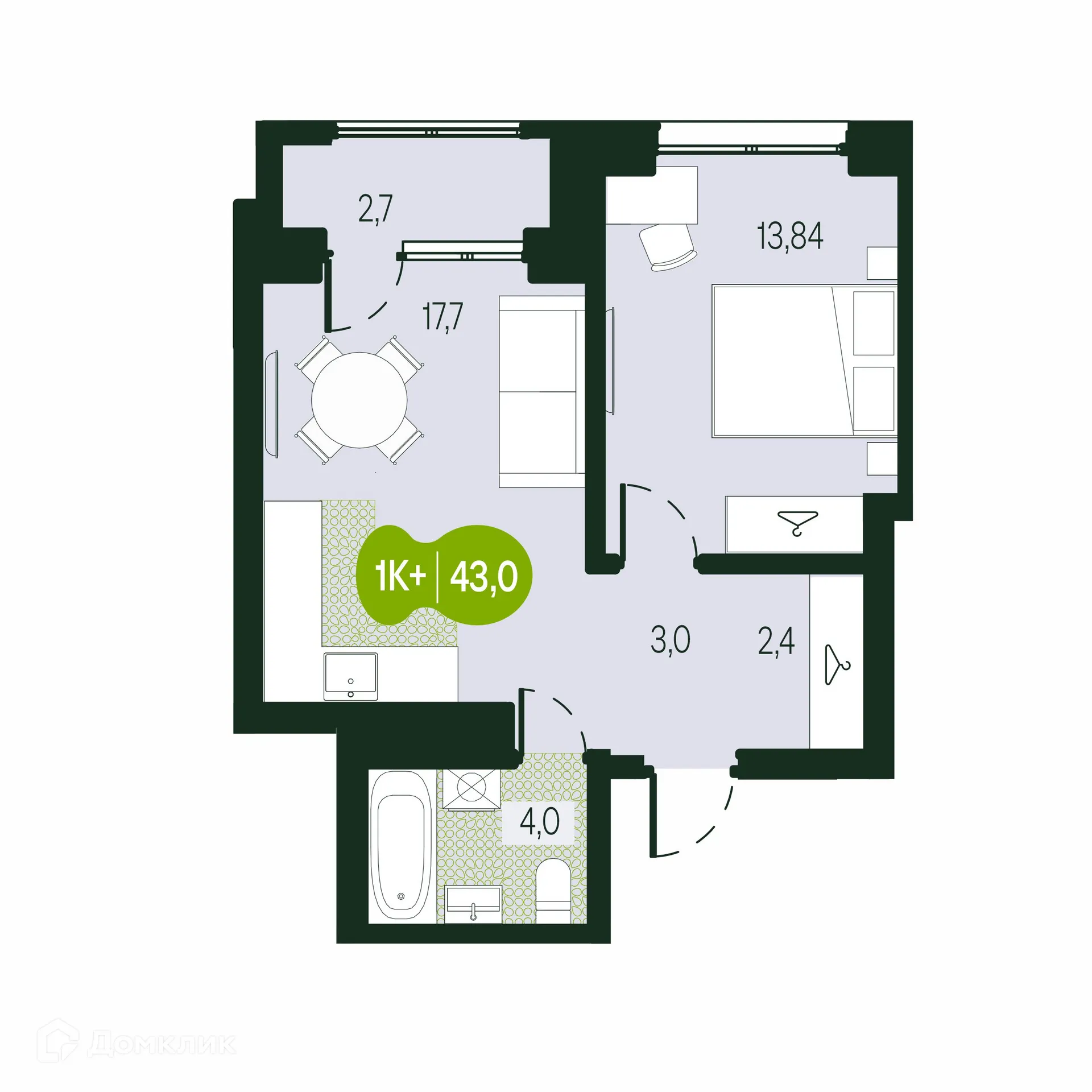 Фото квартиры в ЖК Солнечный Город