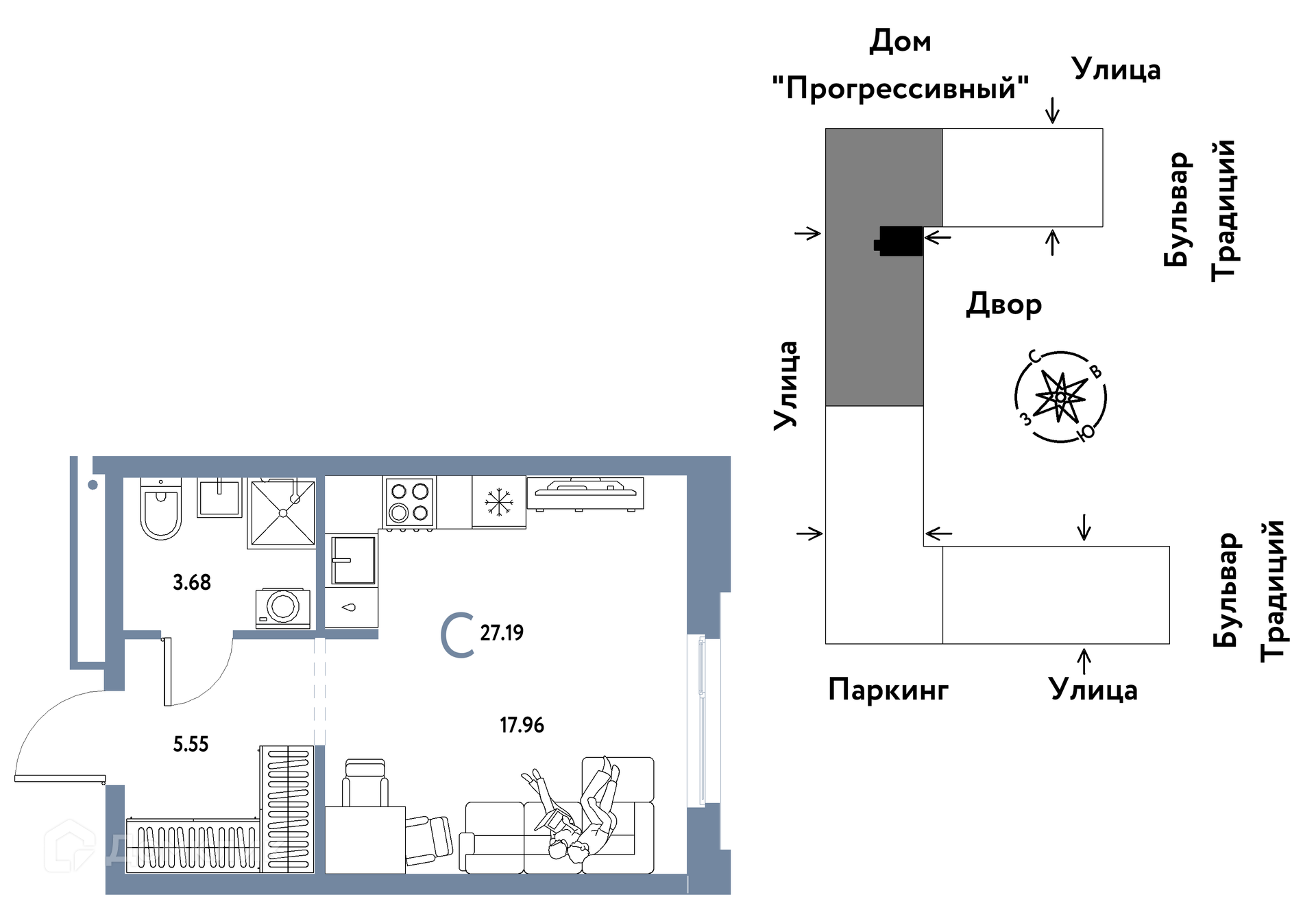 Квартира в ЖК «Домашний»
