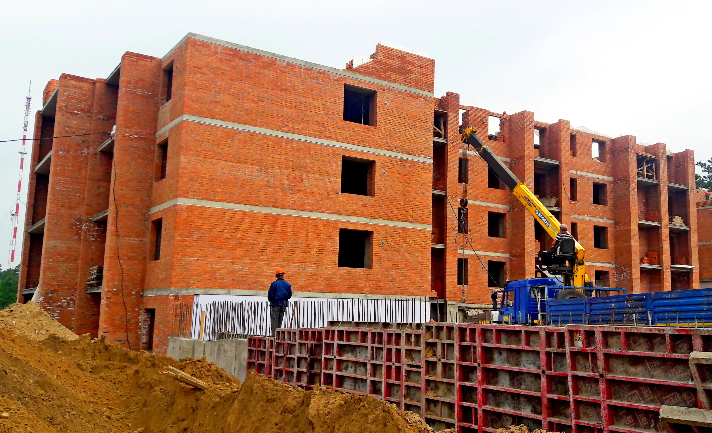 ЖК Дом по ул. Токмакова ход строительства