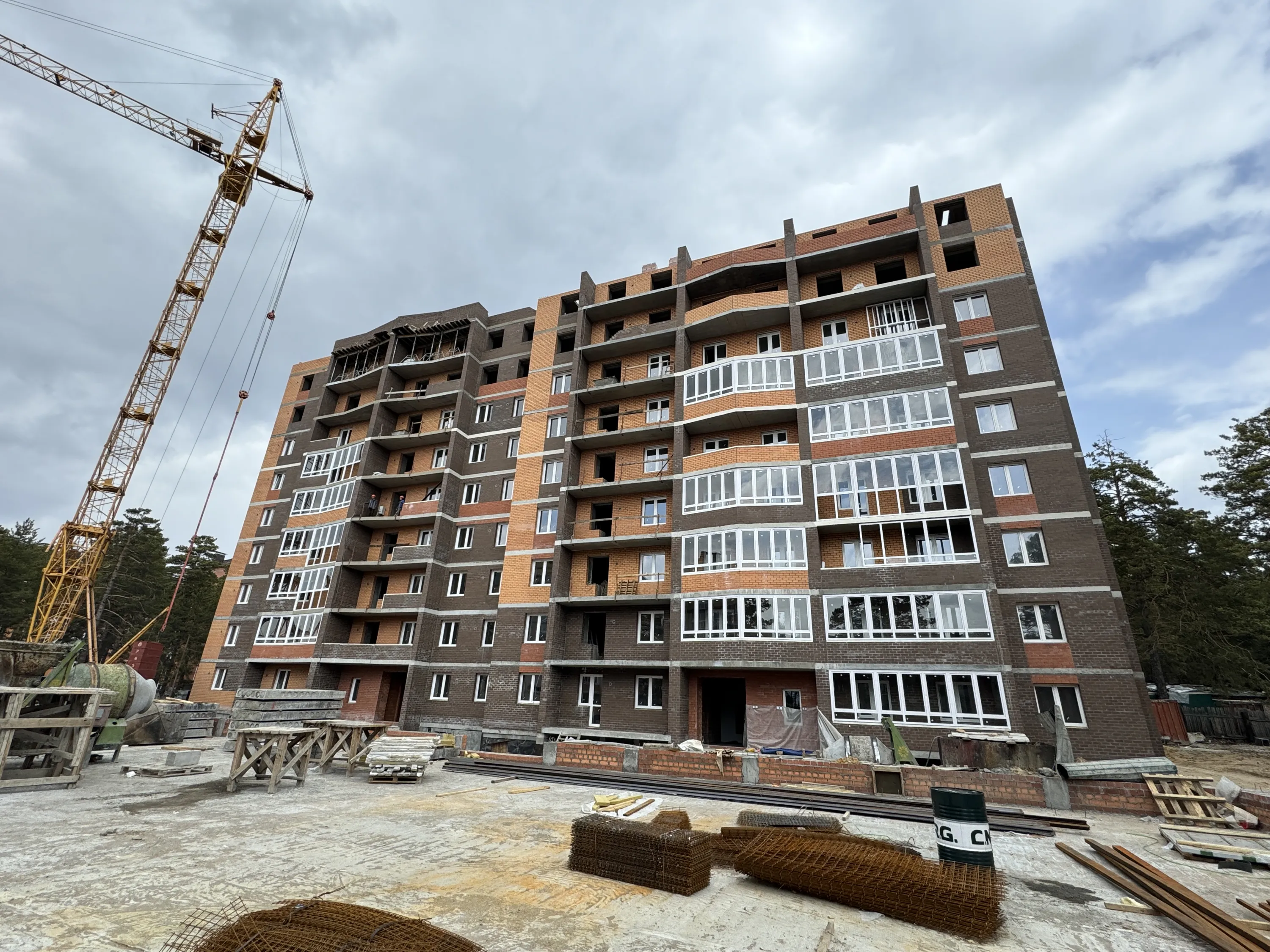 ЖК Дом по ул. Токмакова ход строительства