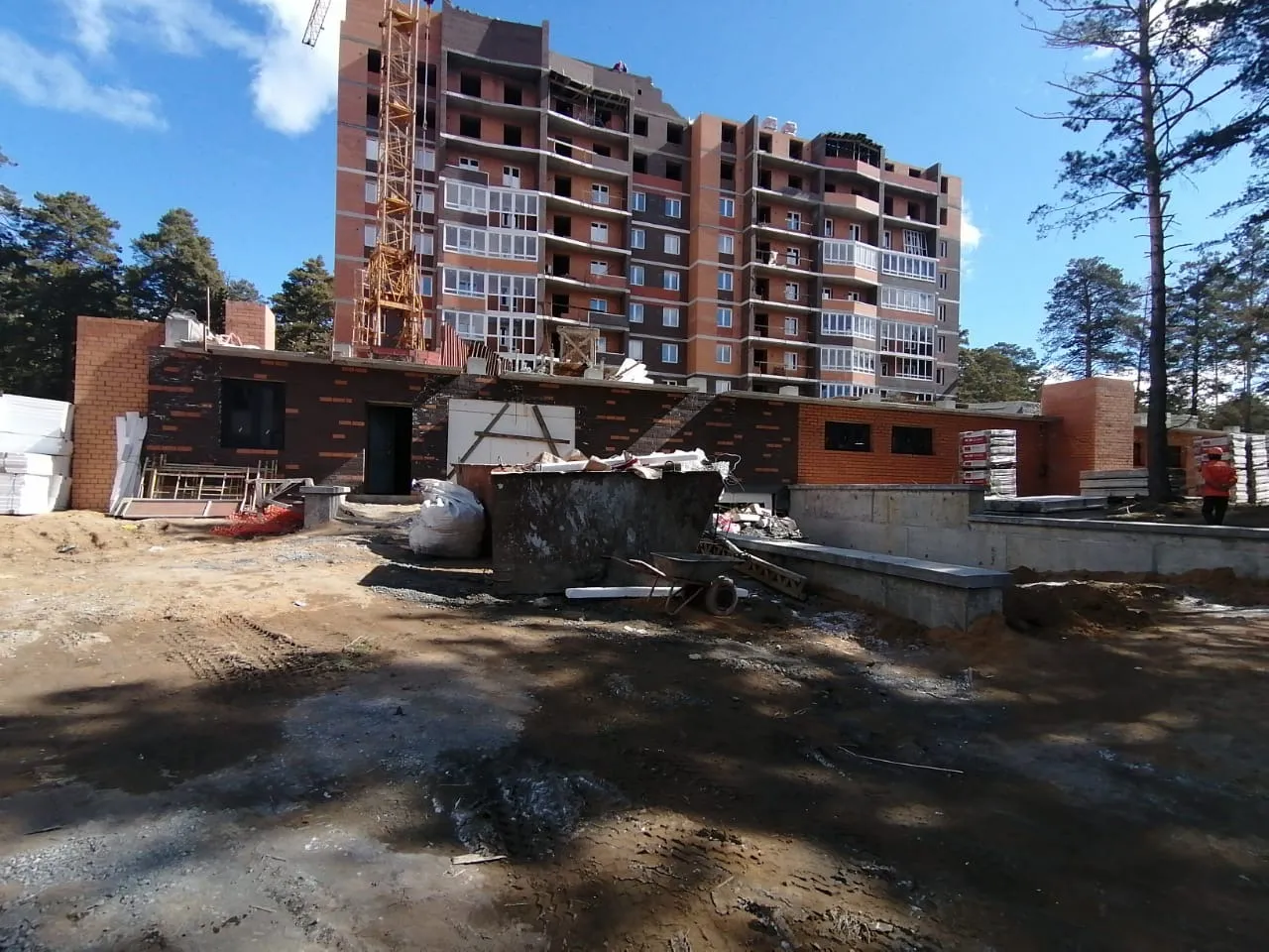 ЖК Дом по ул. Токмакова ход строительства