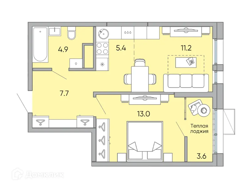 Фото квартиры в ЖК "Хороший"