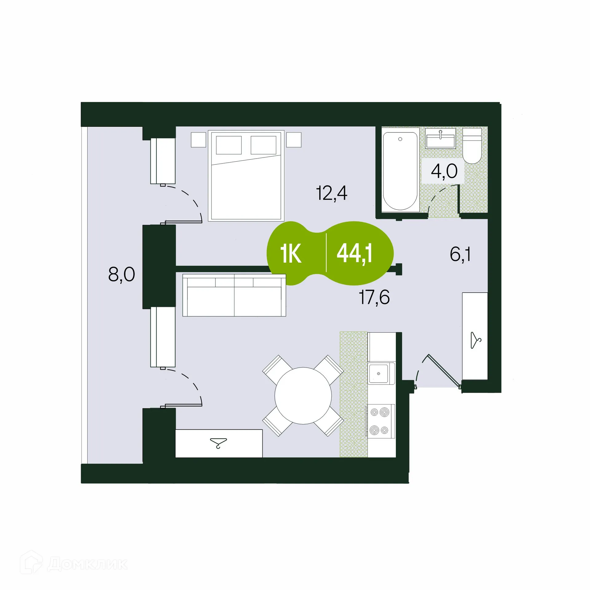 Фото квартиры в ЖК Дом на ЗабВо