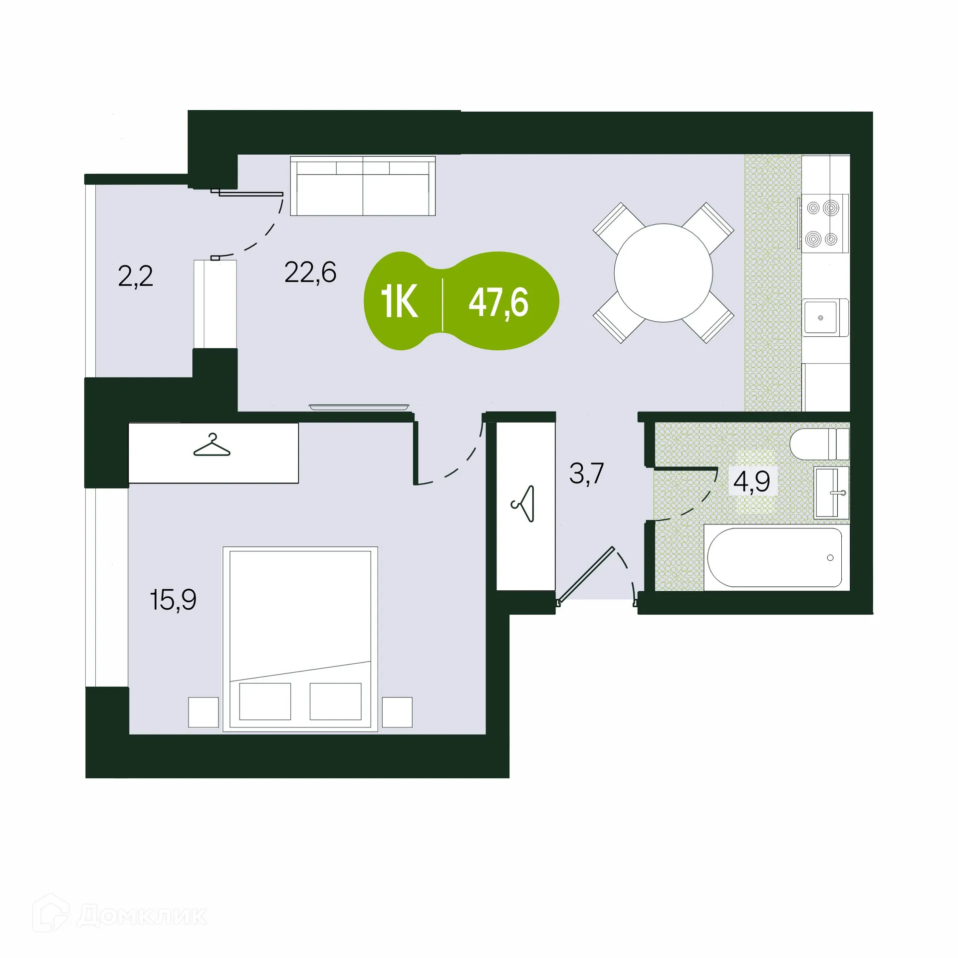 Фото квартиры в ЖК Дом на ЗабВо