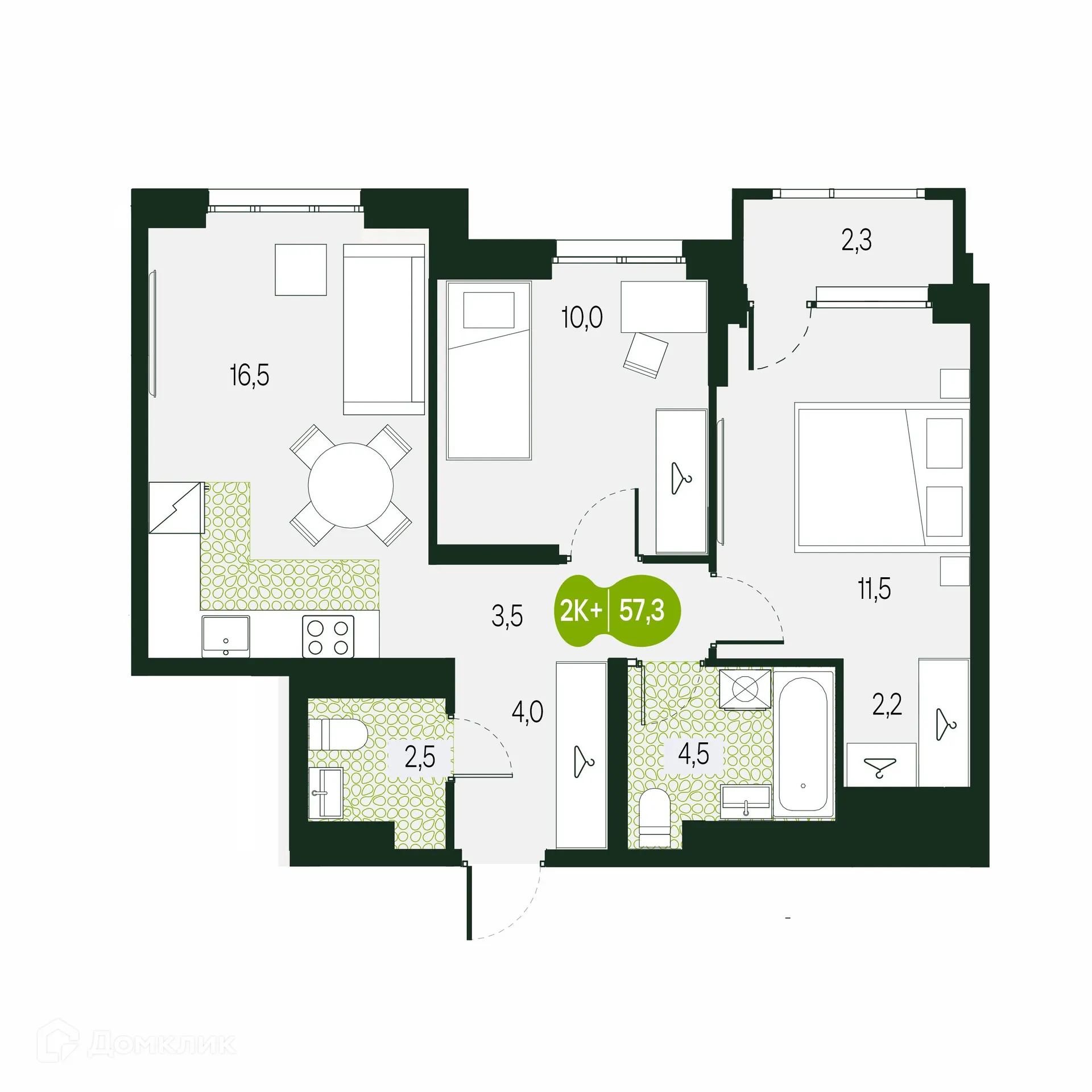 Фото квартиры в ЖК Солнечный Город