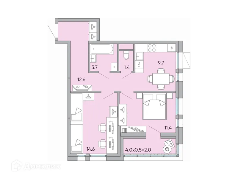 Фото квартиры в ЖК "Хороший"