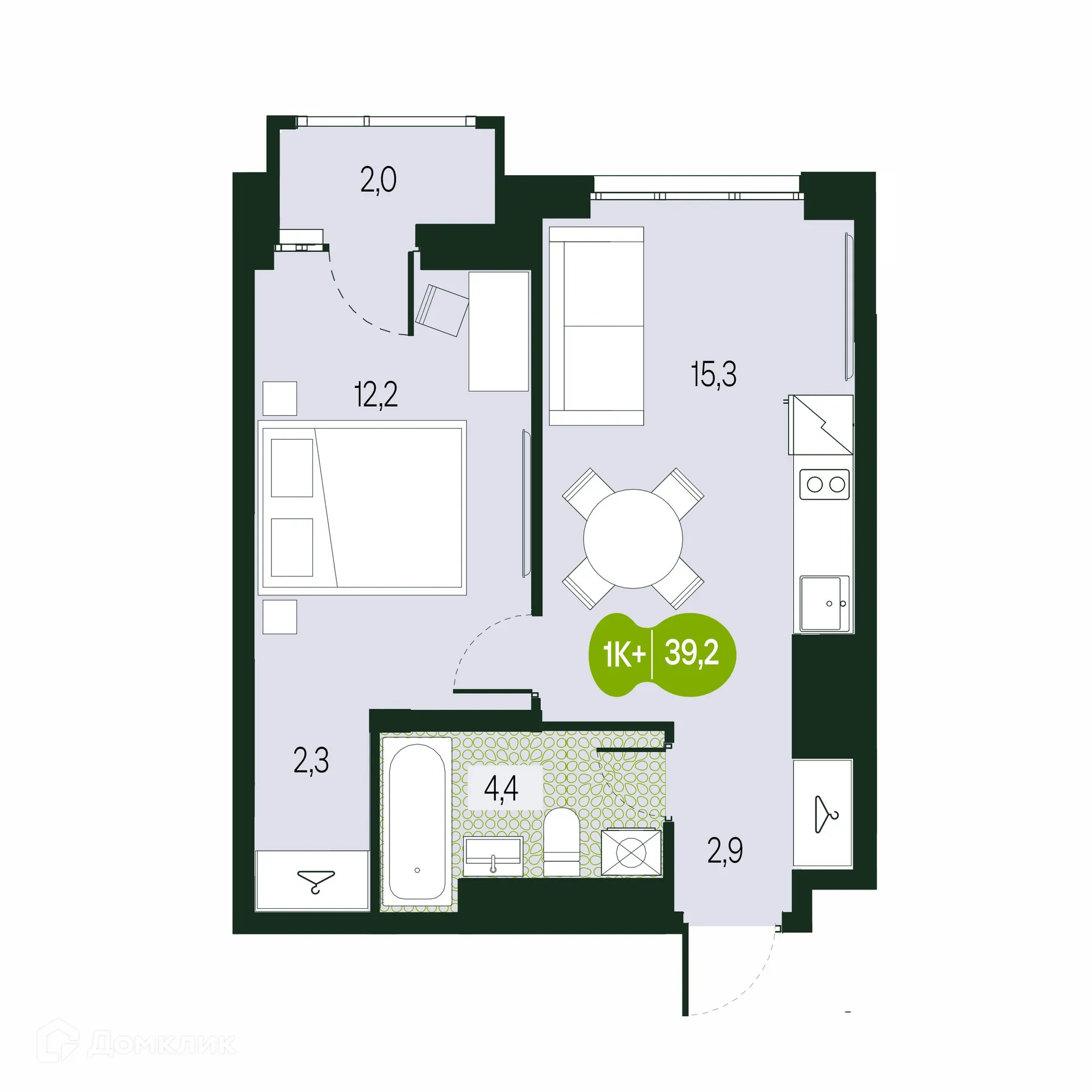 Фото квартиры в ЖК Солнечный Город