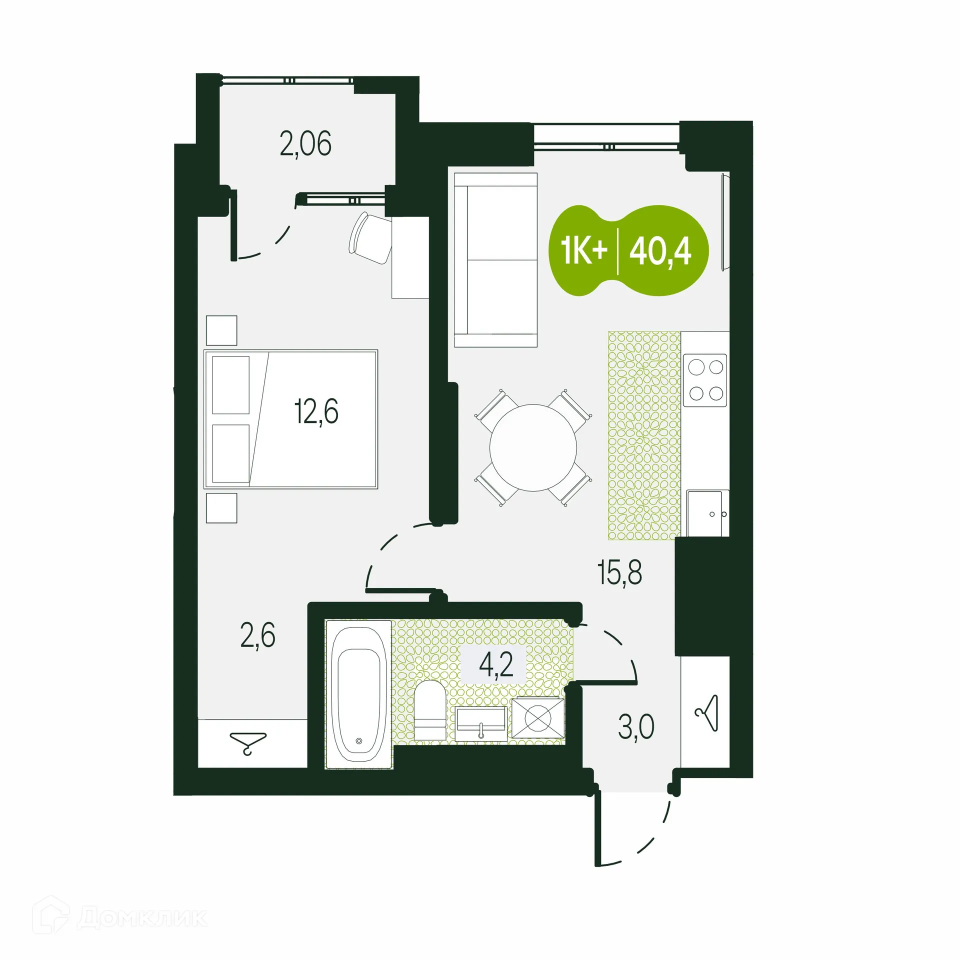 Фото квартиры в ЖК Солнечный Город