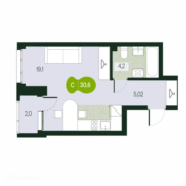 Квартира в ЖК Солнечный Город