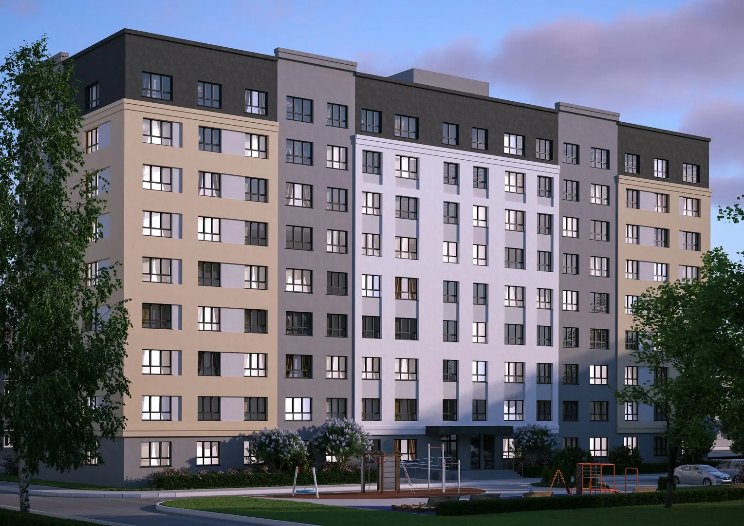 Планировка 1-комнатной квартиры 37.33 м² в ЖК Дом на Разина, г. Рязань — фото 5