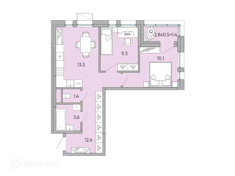 Фото квартиры в ЖК "Хороший"