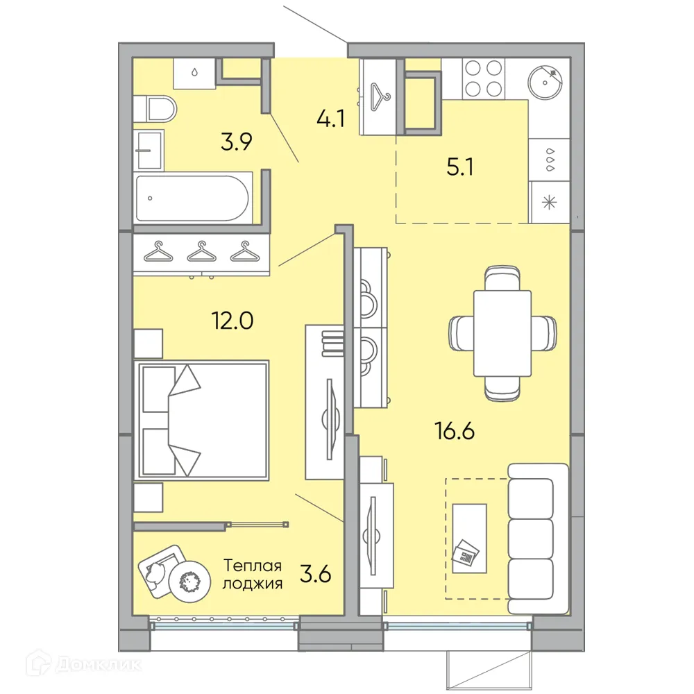 Фото квартиры в ЖК "Хороший"