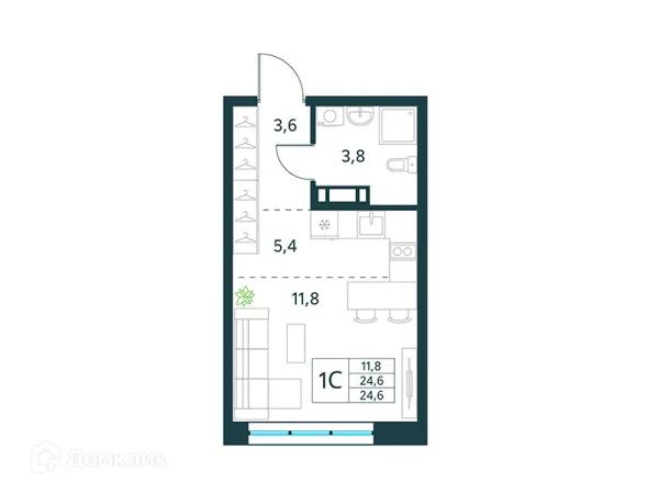 Квартира в ЖК "Хороший"