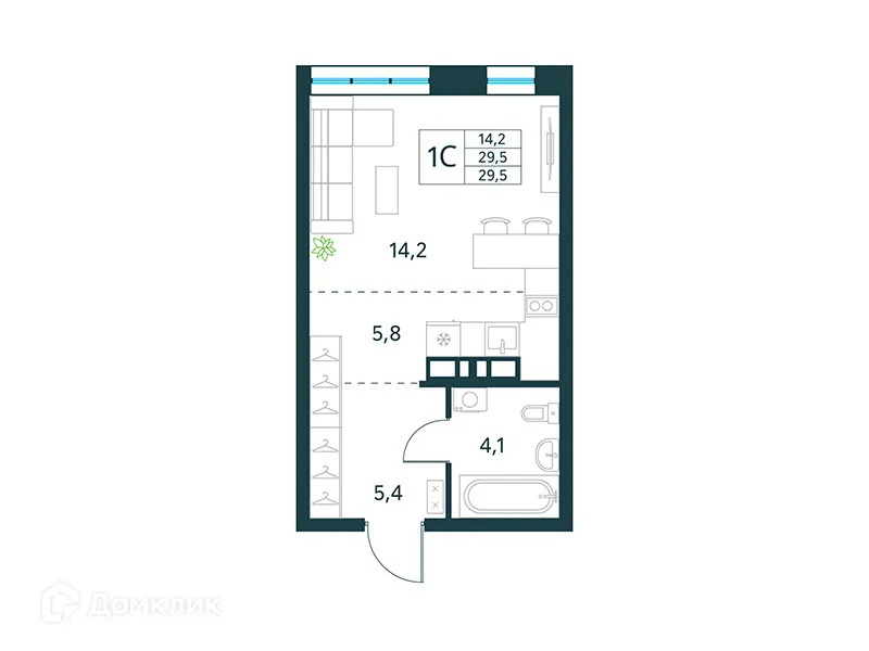 Фото квартиры в ЖК "Хороший"