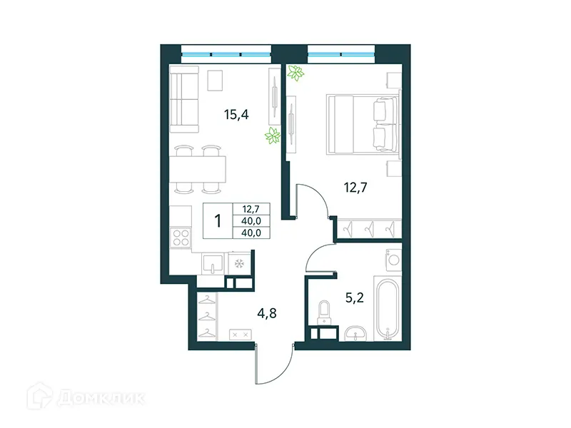 Фото квартиры в ЖК "Хороший"