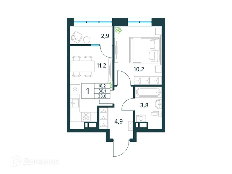 Фото квартиры в ЖК "Хороший"