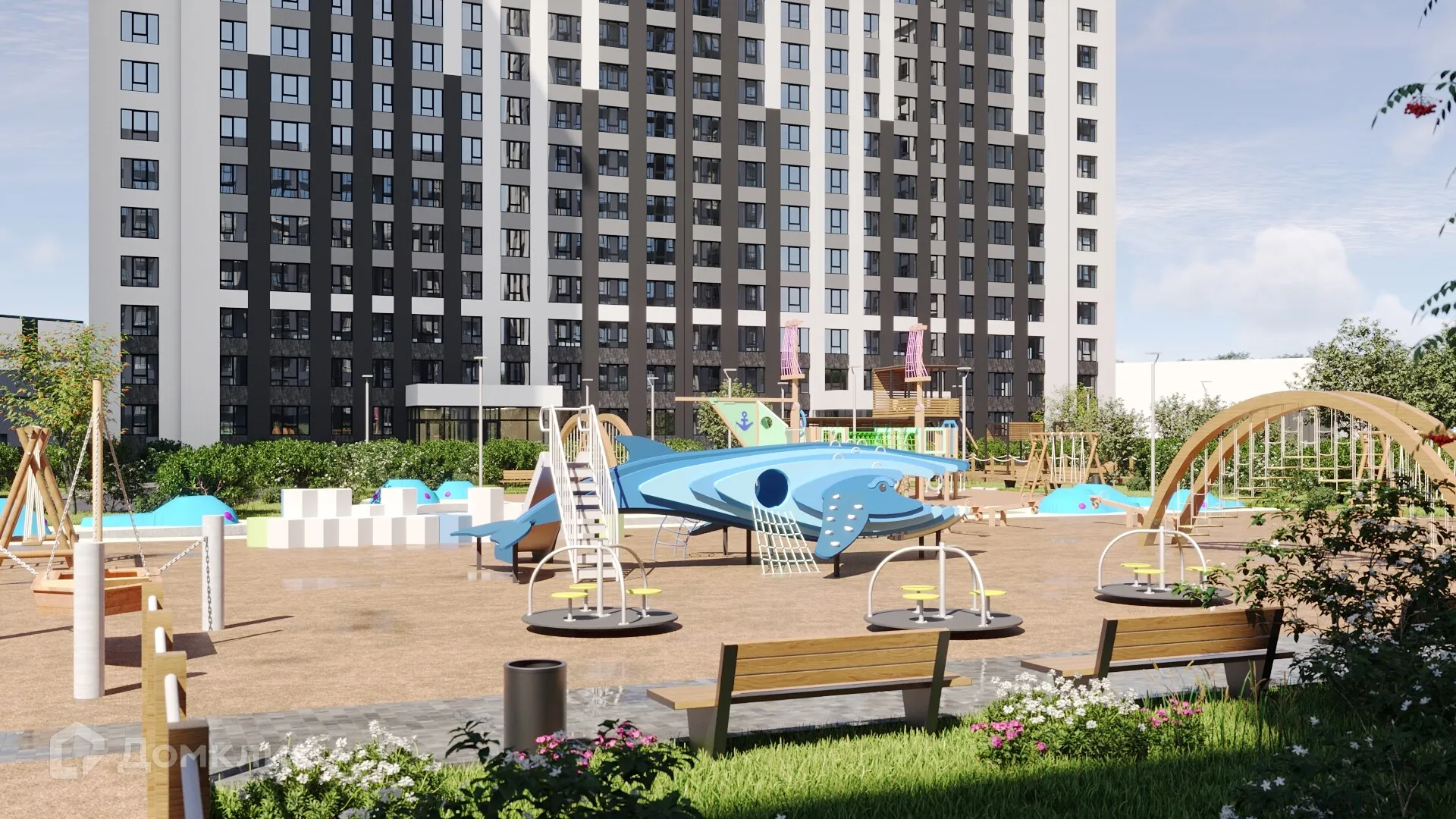 Планировка 1-комнатной квартиры 23.1 м² в ЖК Метропарк 4, г. Рязань — фото 5