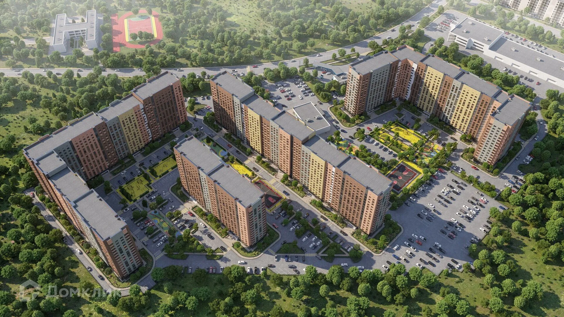 Планировка 1-комнатной квартиры 43.51 м² в ЖК "Бирюзова Парк", г. Рязань — фото 24