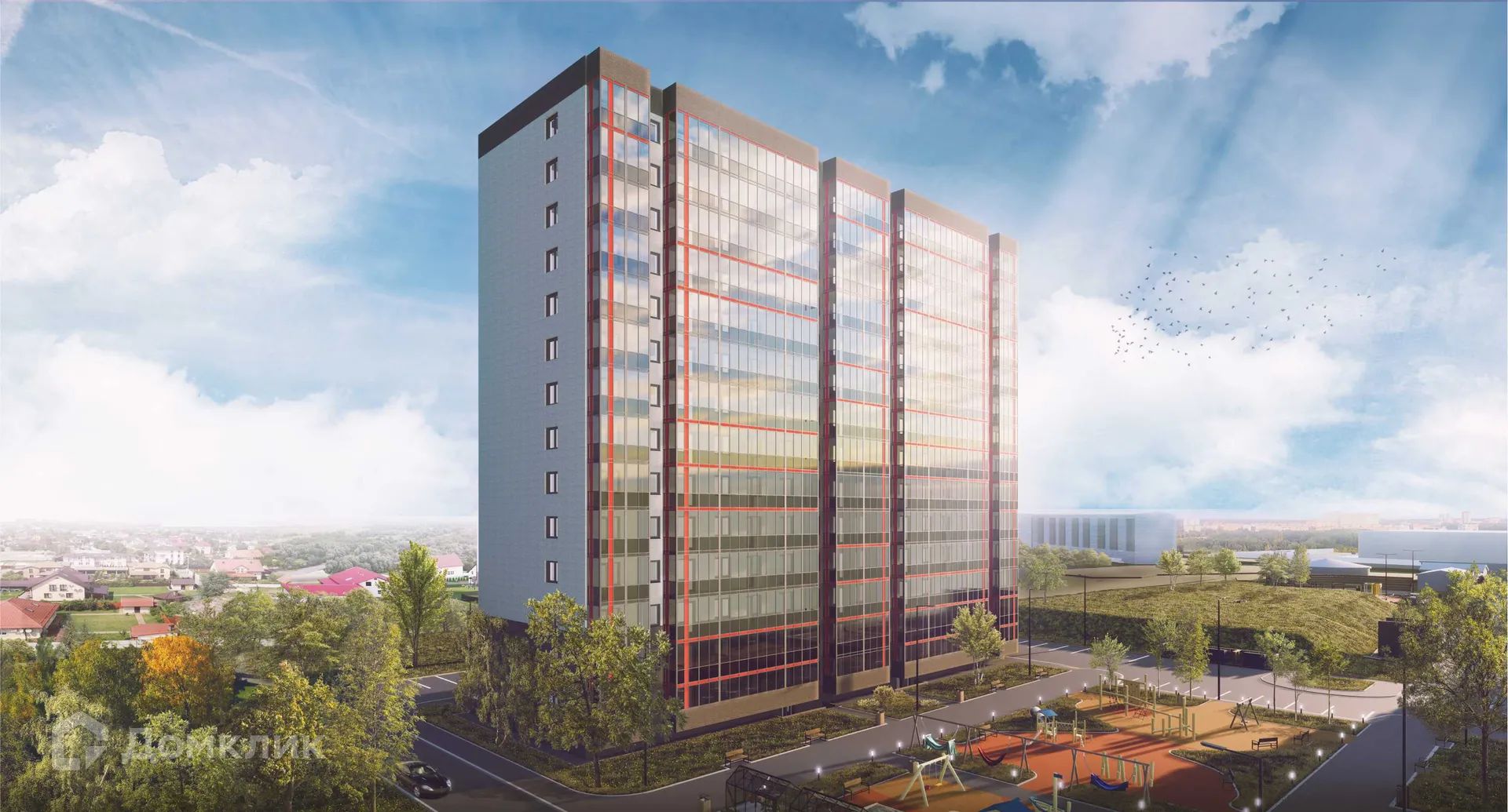 Планировка 2-комнатной квартиры 52.73 м² в ЖК ЖК Взлётка, г. Иркутск — фото 1