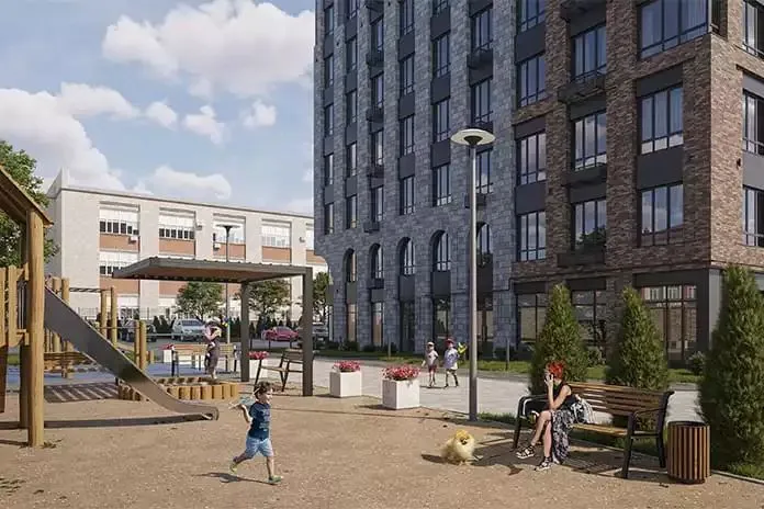 Планировка 1-комнатной квартиры 42.62 м² в ЖК Аструм, г. Рязань — фото 10