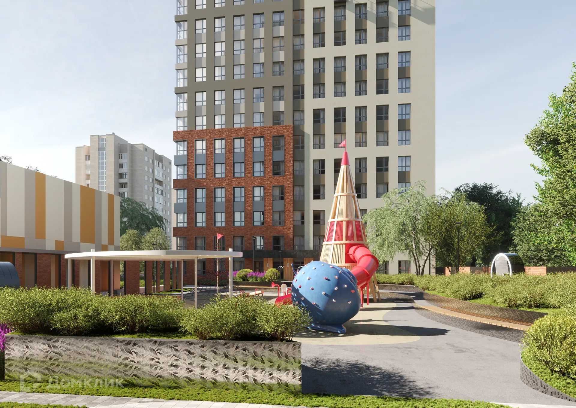 Планировка 1-комнатной квартиры 25.08 м² в ЖК Тринити, г. Рязань — фото 10