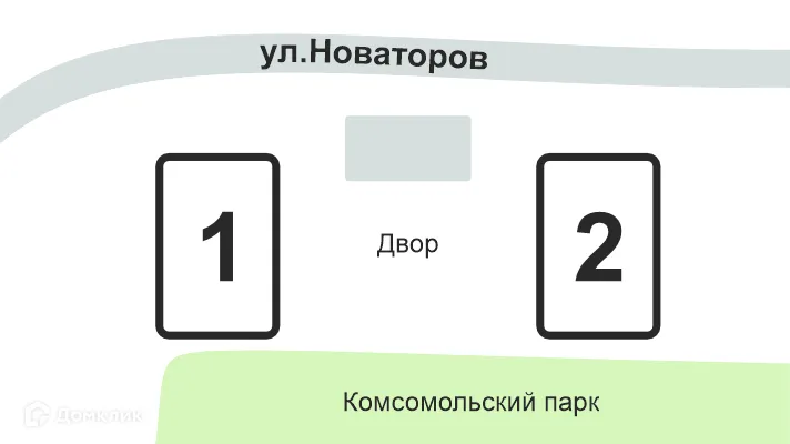 Планировка 1-комнатной квартиры 25.08 м² в ЖК Тринити, г. Рязань — фото 19