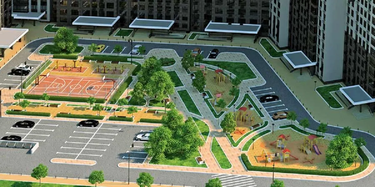 Планировка 3-комнатной квартиры 85.07 м² в ЖК Метропарк, г. Рязань — фото 47