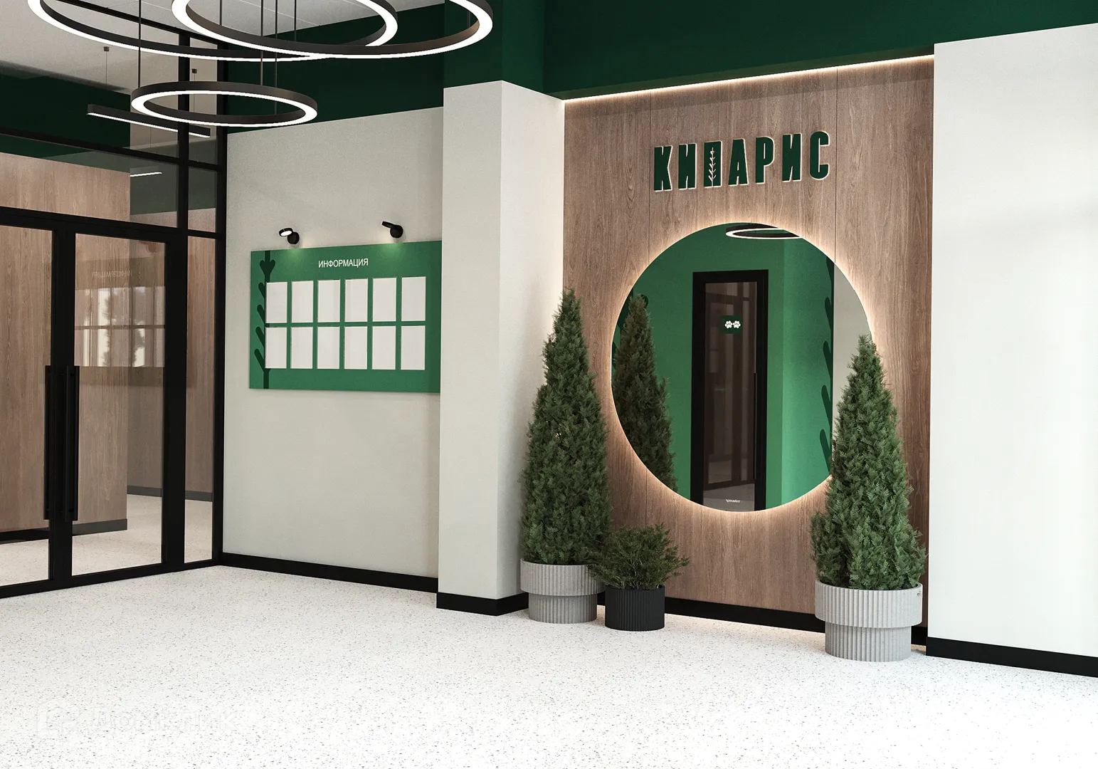Планировка студии квартиры 20.75 м² в Кипарис (Дом на Быстрецкой), г. Рязань — фото 9