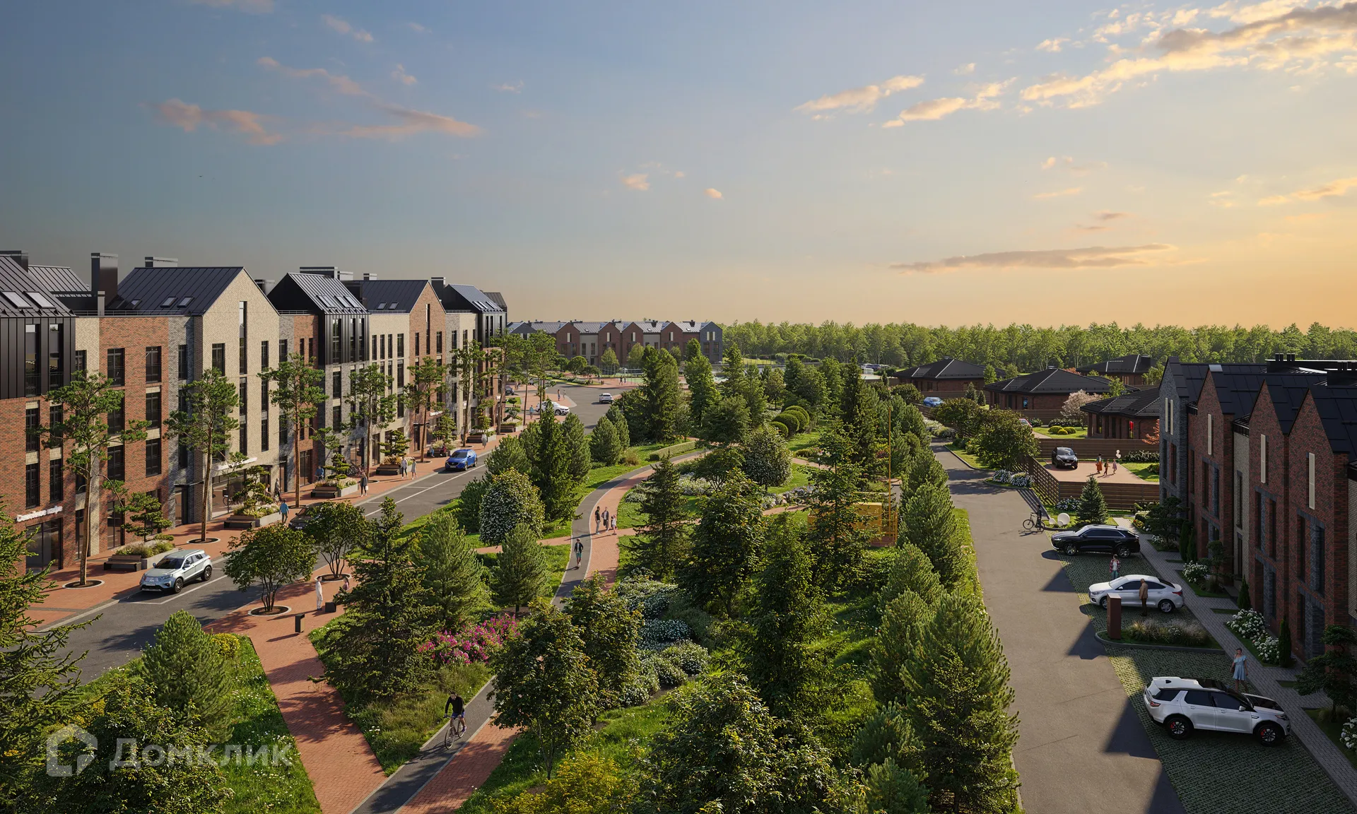 Планировка 1-комнатной квартиры 42.61 м² в ЖК Резиденция Поляна, г. Рязань — фото 5