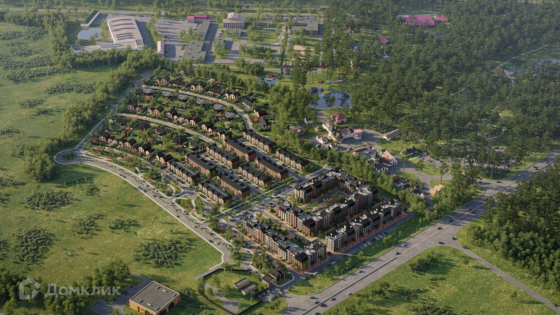 Планировка 1-комнатной квартиры 42.61 м² в ЖК Резиденция Поляна, г. Рязань — фото 11