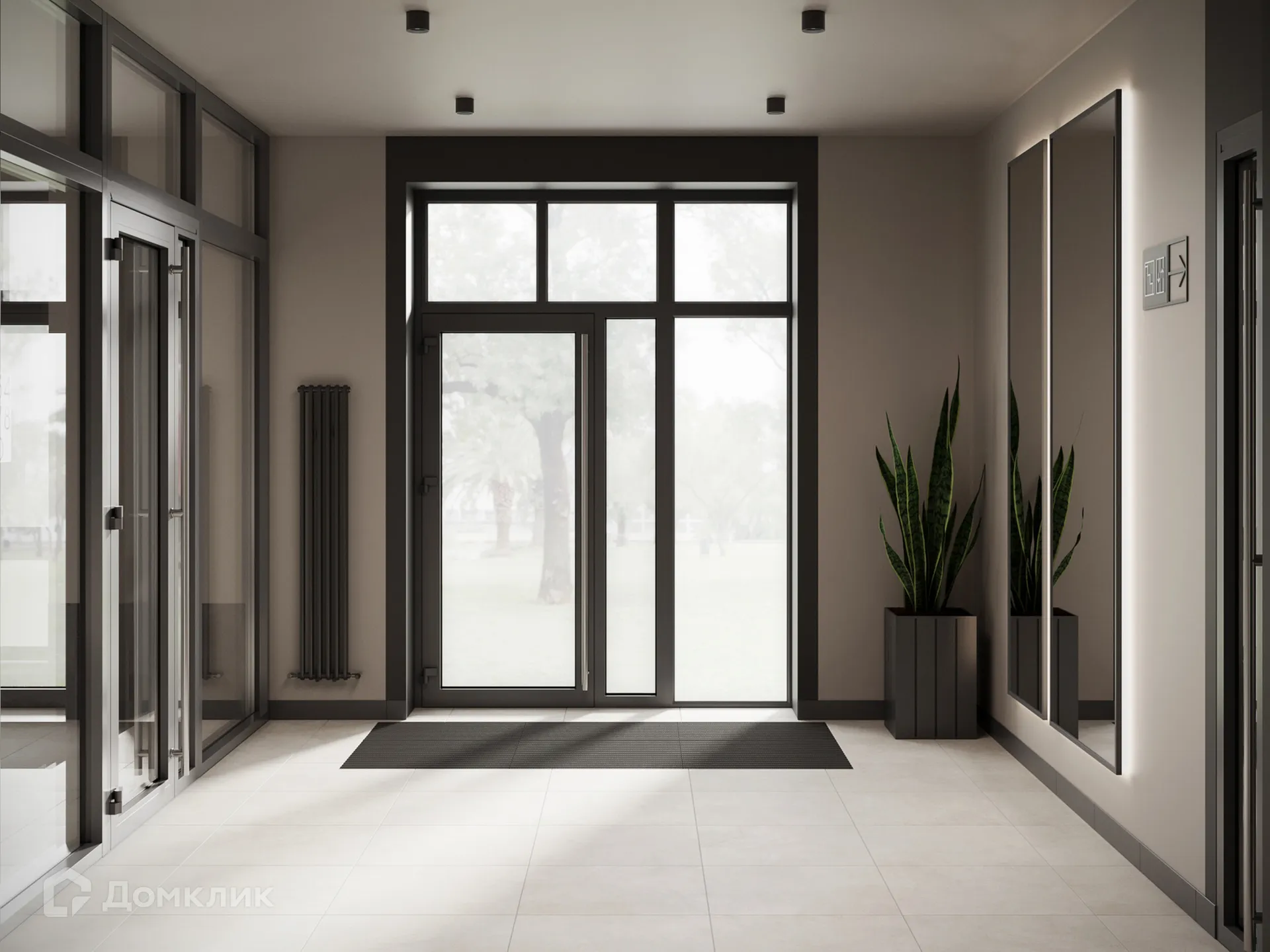 Планировка 1-комнатной квартиры 42.61 м² в ЖК Резиденция Поляна, г. Рязань — фото 13