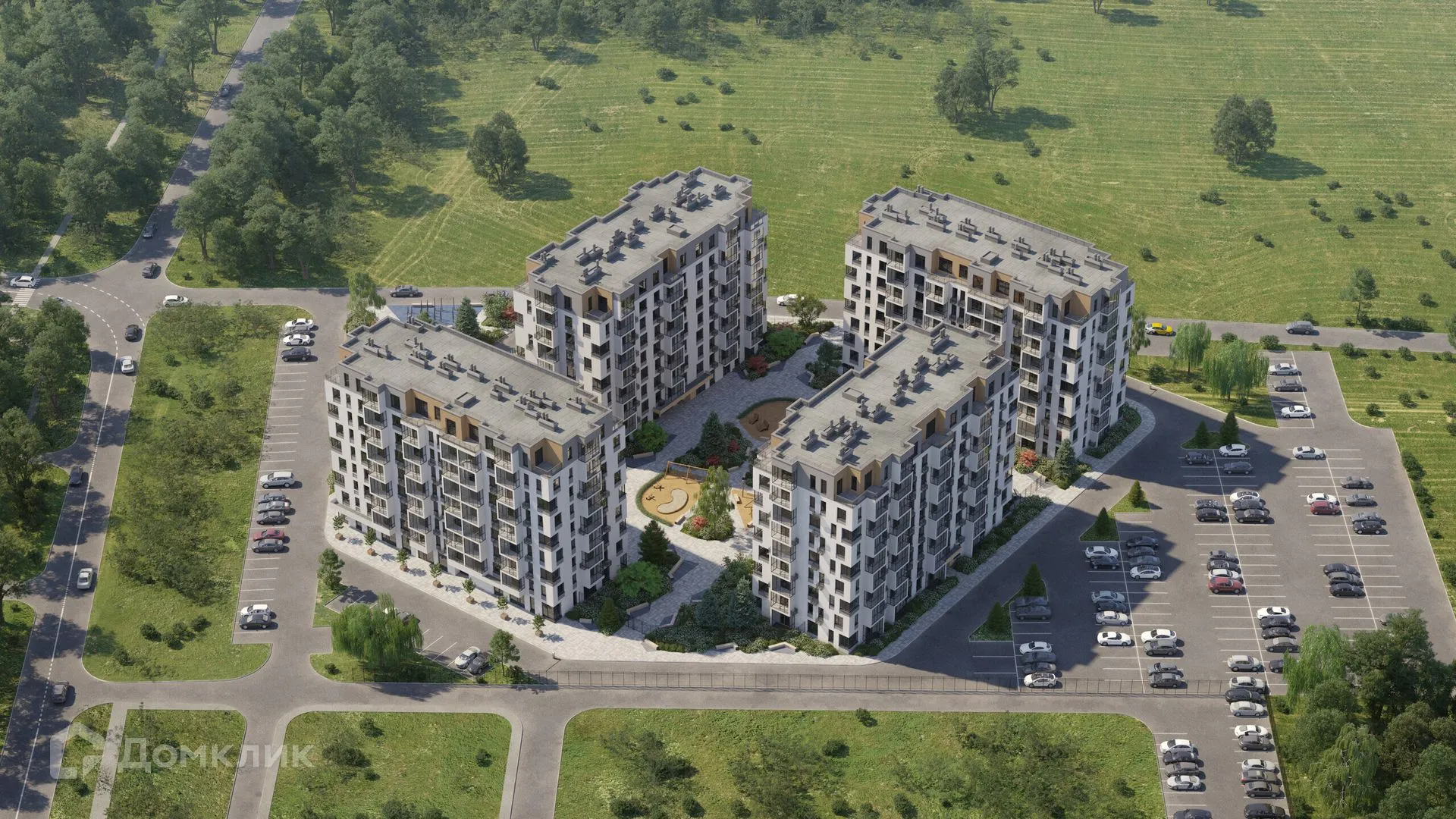 Планировка 1-комнатной квартиры 32.56 м² в ЖК Квартал Дягилев, г. Рязань — фото 15