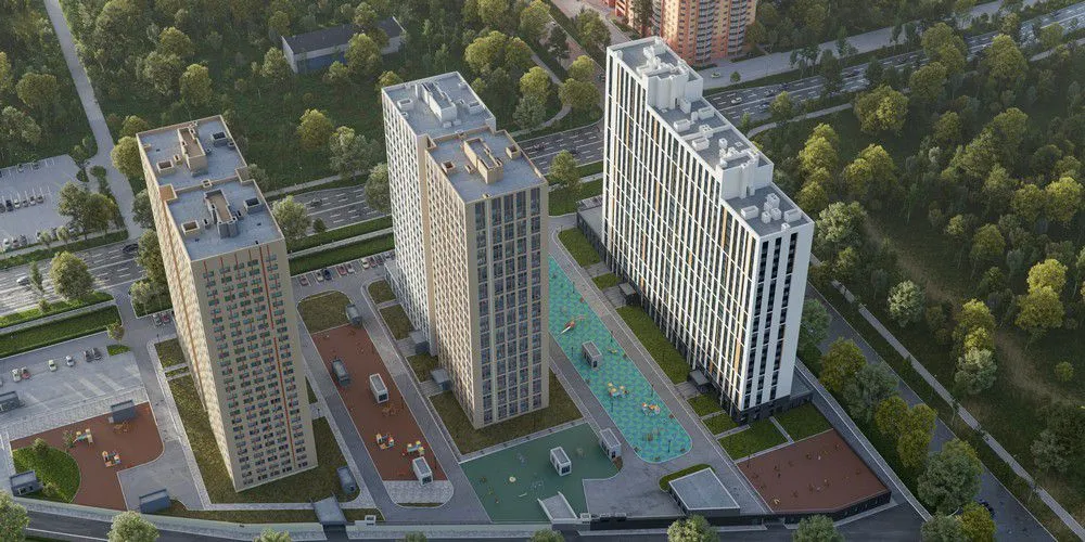 Планировка 3-комнатной квартиры 85.96 м² в ЖК "Открытие", г. Рязань — фото 2