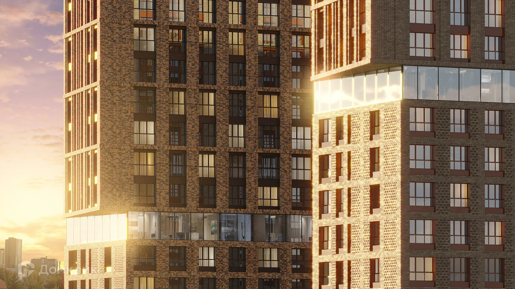 Планировка 3-комнатной квартиры 73.37 м² в ЖК РОЩА, г. Рязань — фото 4