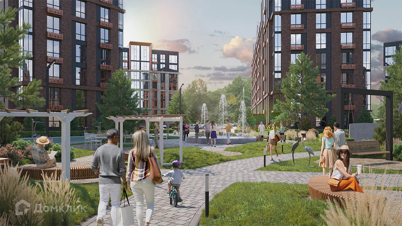 Планировка 1-комнатной квартиры 40.5 м² в ЖК Окская стрелка, г. Рязань — фото 5
