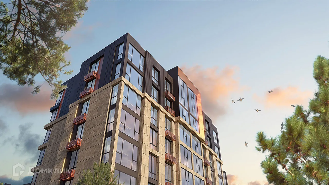 Планировка 1-комнатной квартиры 40.5 м² в ЖК Окская стрелка, г. Рязань — фото 8