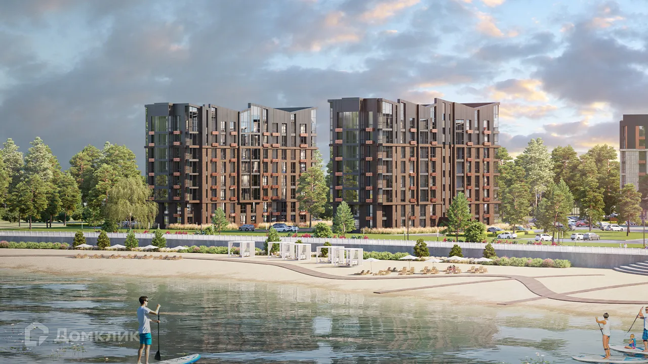 Планировка 1-комнатной квартиры 40.5 м² в ЖК Окская стрелка, г. Рязань — фото 17