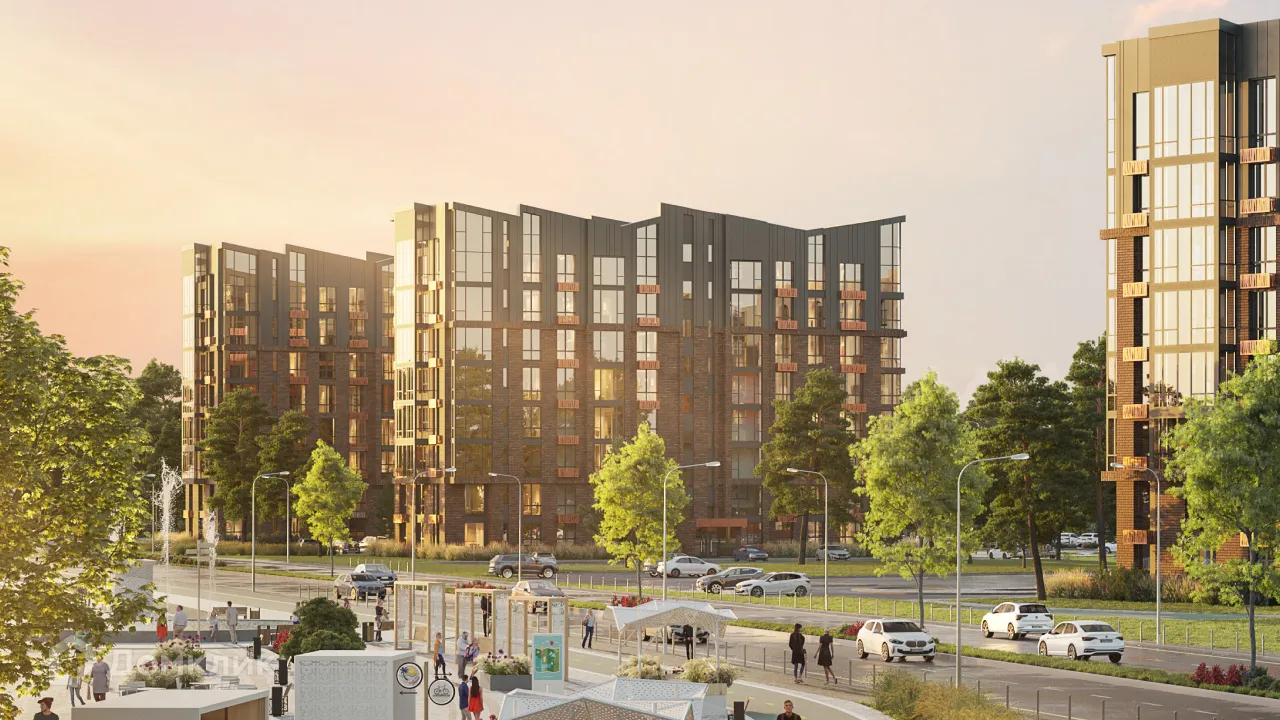 Планировка 1-комнатной квартиры 43.3 м² в ЖК Окская стрелка, г. Рязань — фото 18