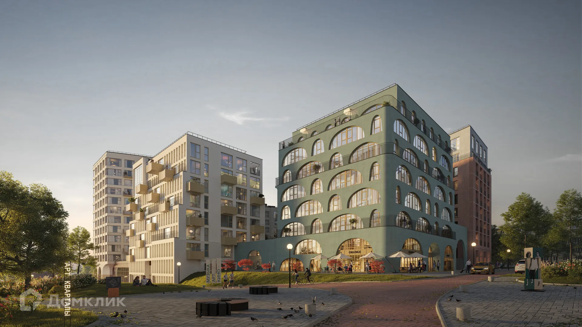 Планировка 2-комнатной квартиры 91.72 м² в ЖК Арт-кварталы, г. Рязань — фото 3