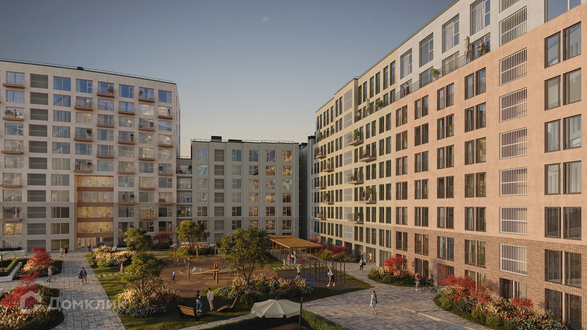 Планировка 2-комнатной квартиры 91.72 м² в ЖК Арт-кварталы, г. Рязань — фото 16