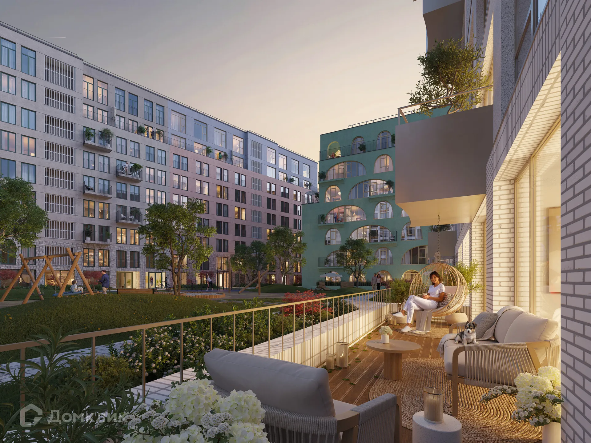 Планировка 2-комнатной квартиры 91.72 м² в ЖК Арт-кварталы, г. Рязань — фото 18