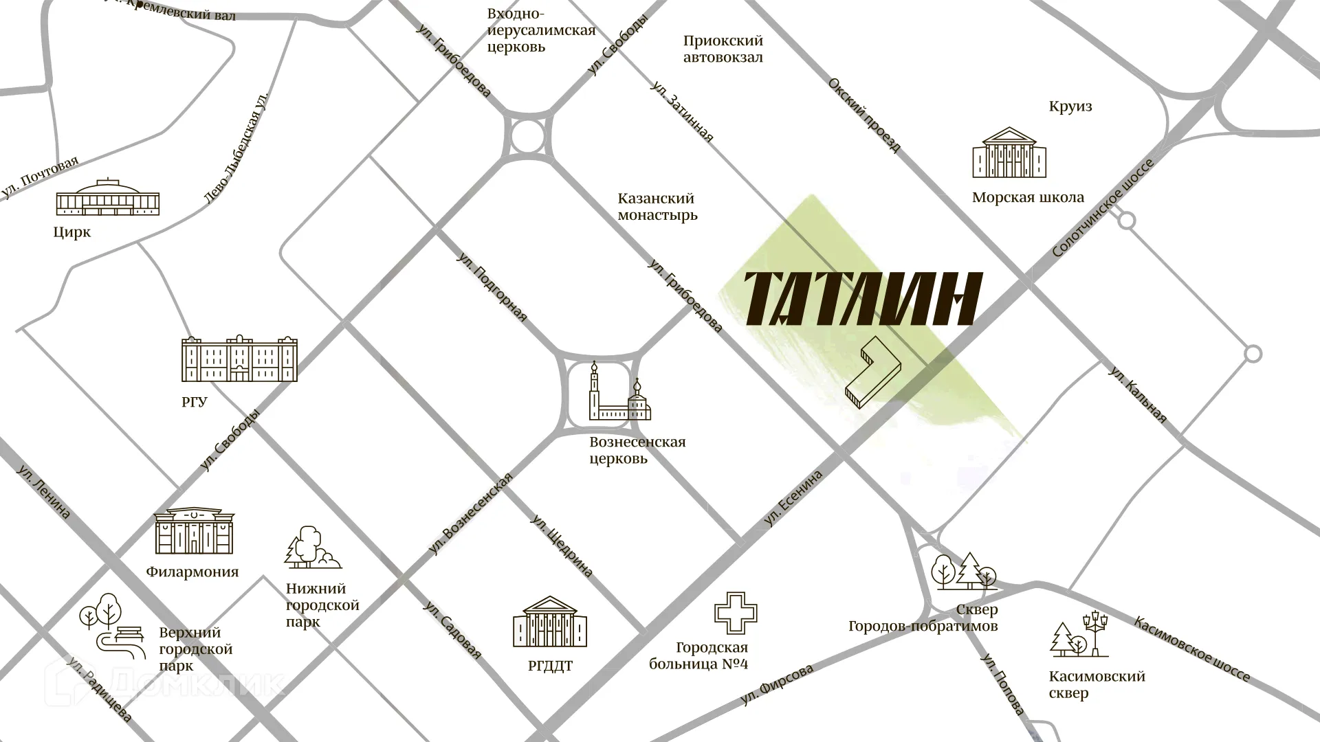Планировка 1-комнатной квартиры 55.48 м² в ЖК ТАТЛИН, г. Рязань — фото 20