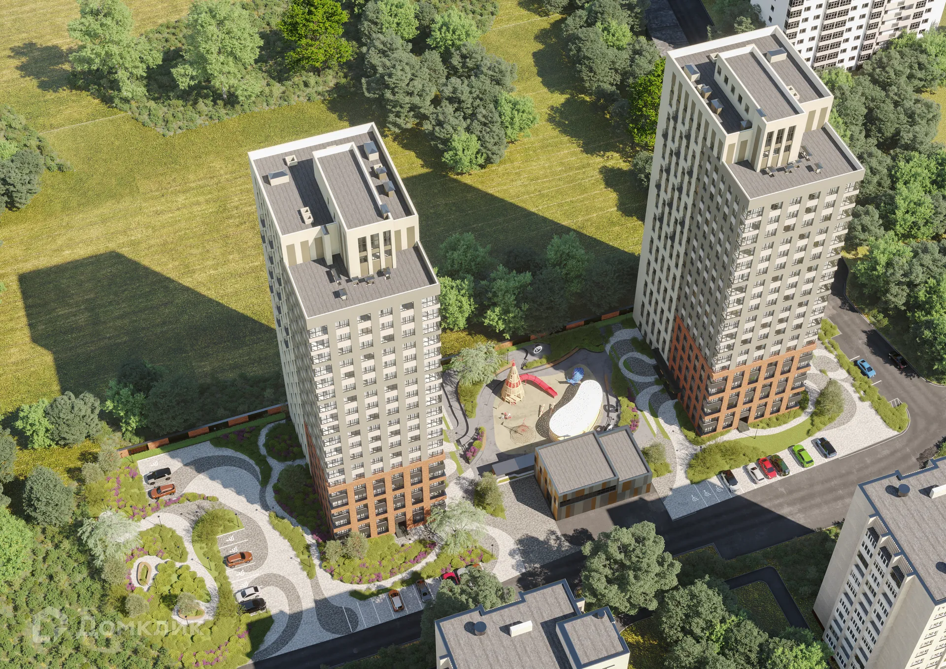 Планировка 2-комнатной квартиры 56.7 м² в ЖК Тринити, г. Рязань — фото 4