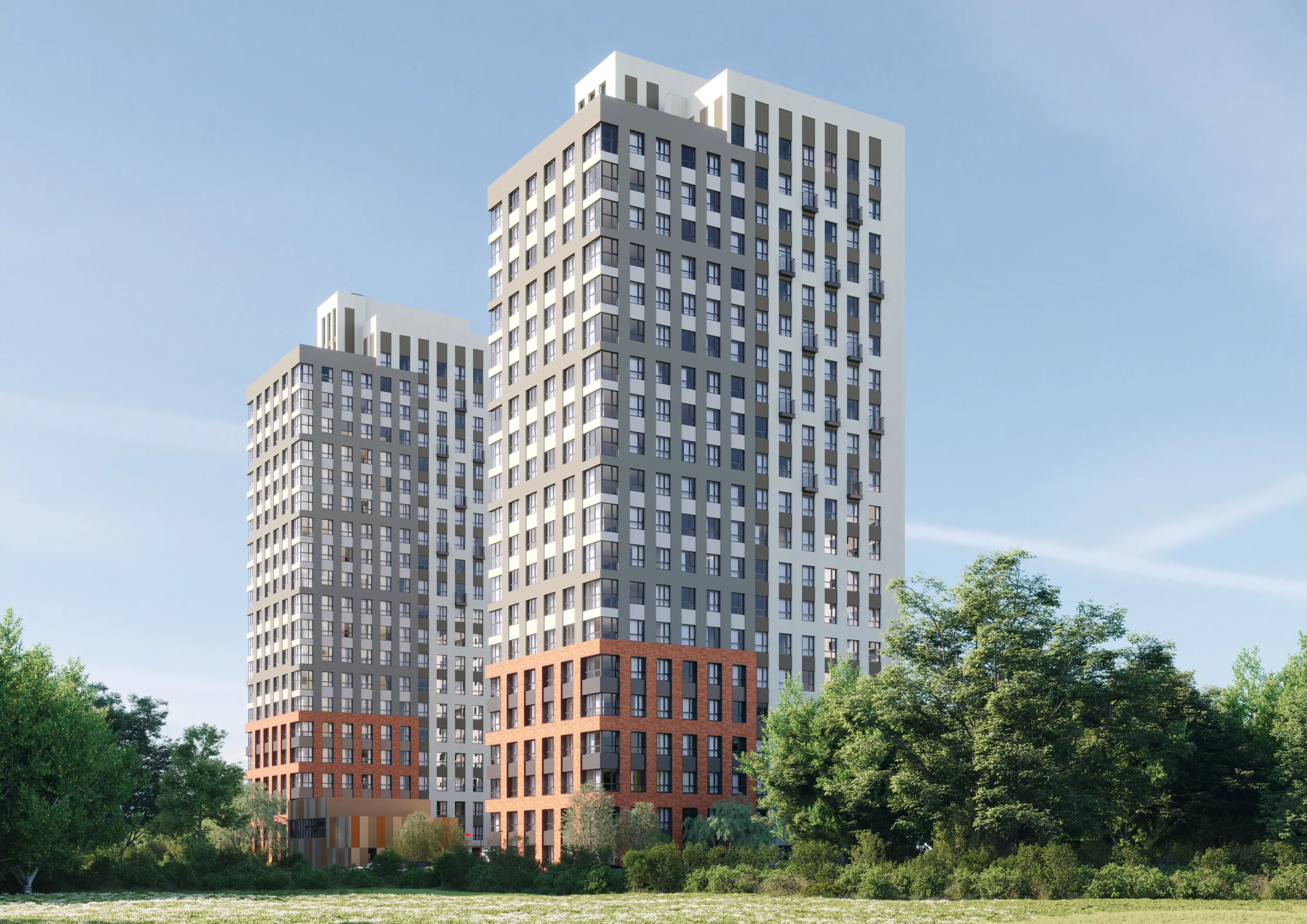 Планировка 2-комнатной квартиры 56.7 м² в ЖК Тринити, г. Рязань — фото 20