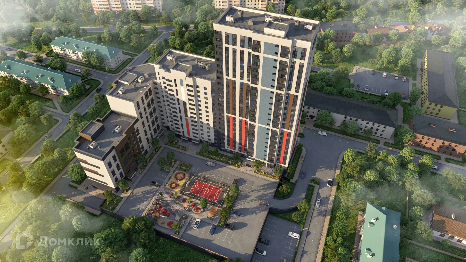 Планировка 1-комнатной квартиры 38.33 м² в ЖК "Мартовский", г. Рязань — фото 3